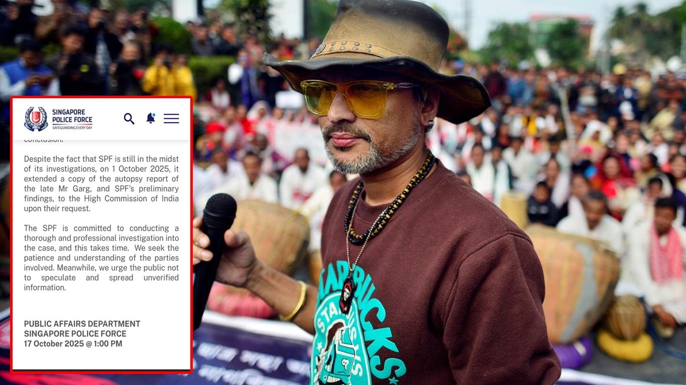 জুবিন গাৰ্গৰ ৰহস্যঘন মৃত্যুক লৈ ছিংগাপুৰ আৰক্ষীৰ বিবৃতি